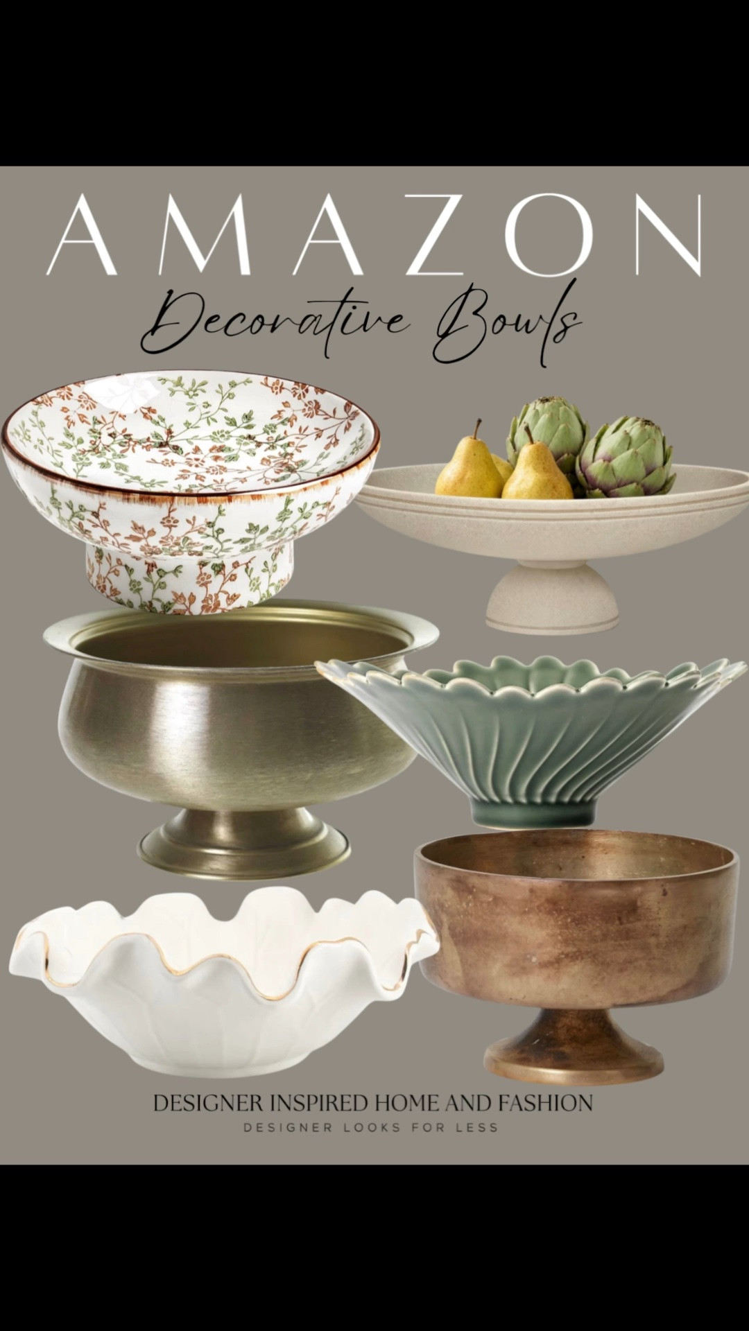 Amazon decorative bowls I’m loving!

#LTKHome
