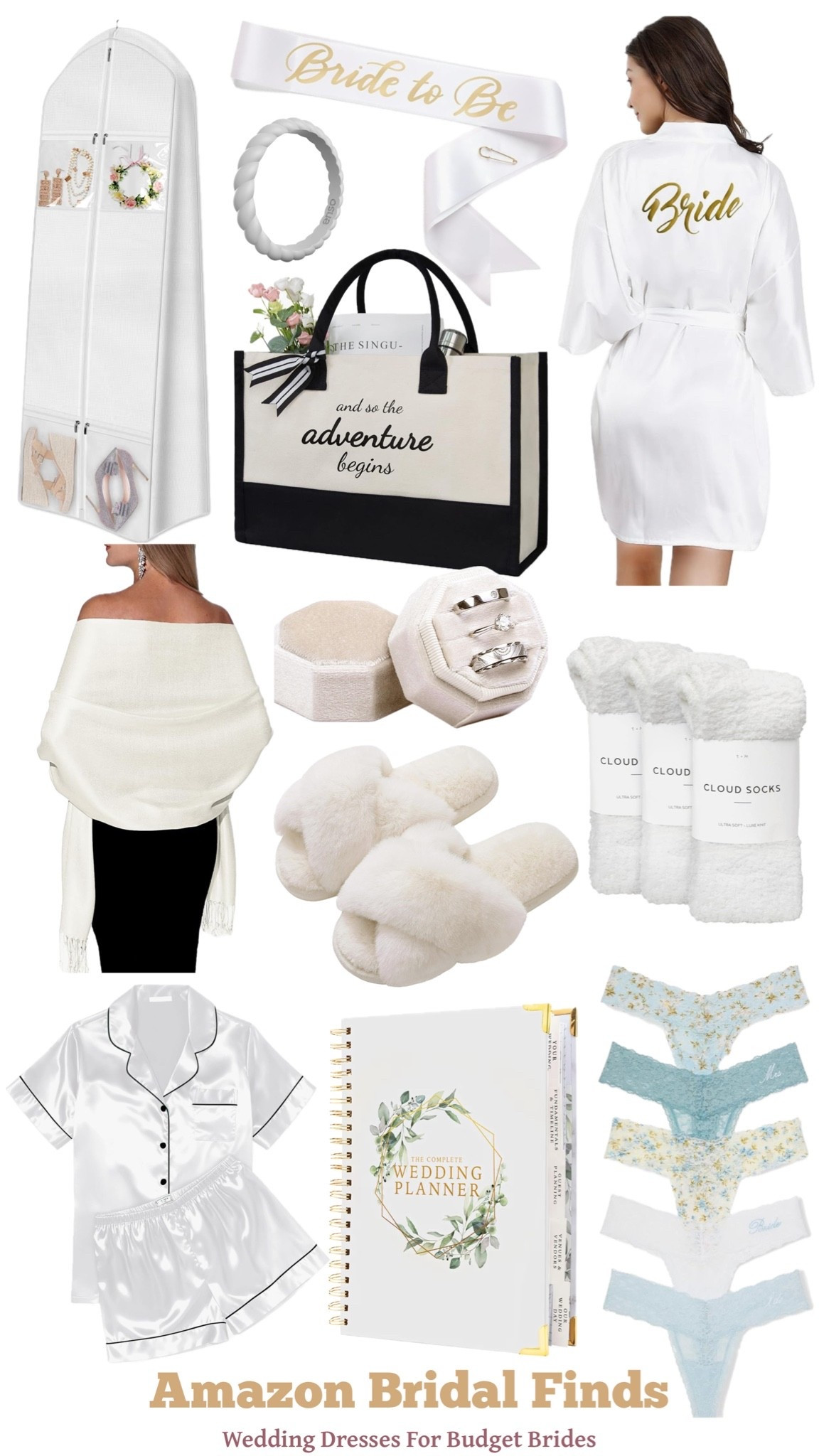 Affordable Amazon wedding and bridal finds.

Bride to be, wedding accessories, bridal accessories, bride gifts, bridal shower gifts, engagement gifts.

#LTKWedding #LTKSeasonal