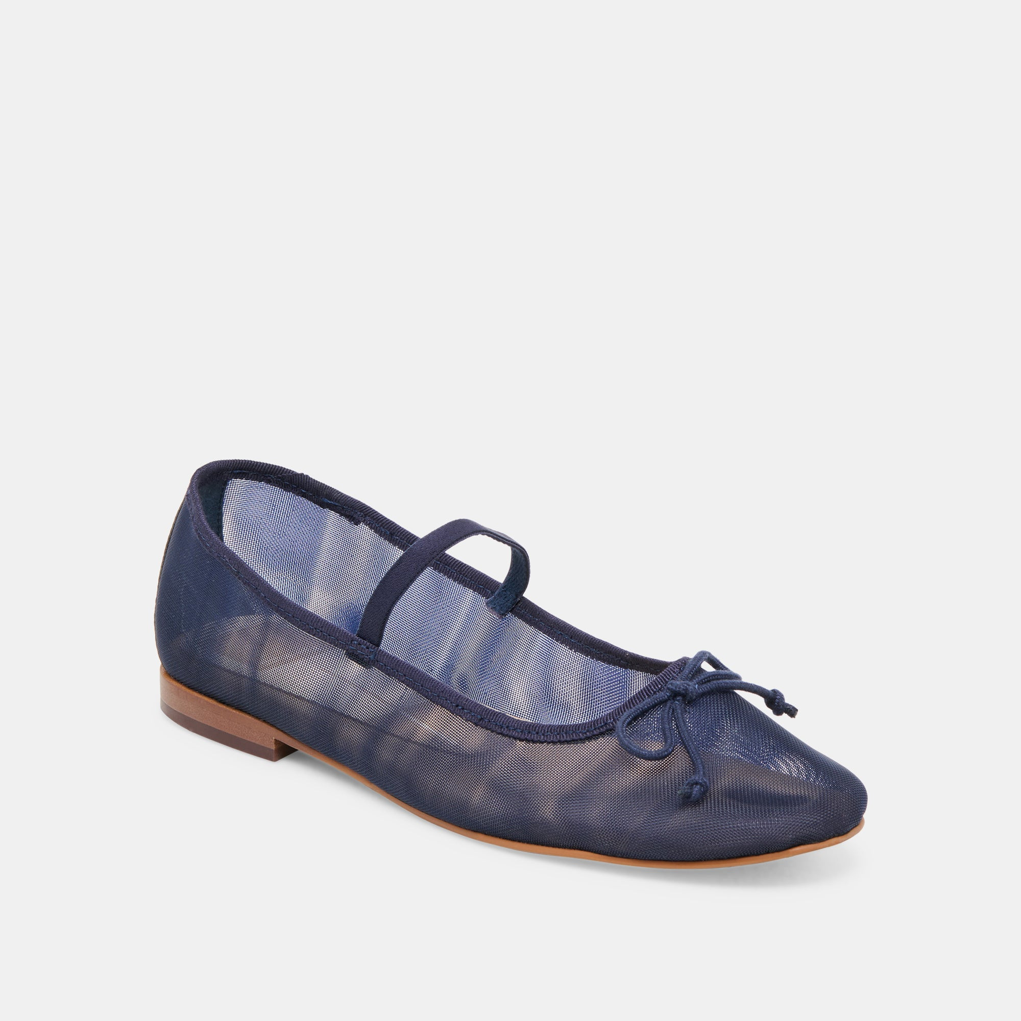 Cadel Ballet Flats Navy Mesh | DolceVita.com