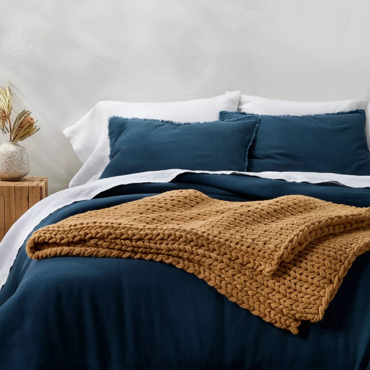 50"x70" Oversized Solid Bed Throw - Casaluna™ | Target