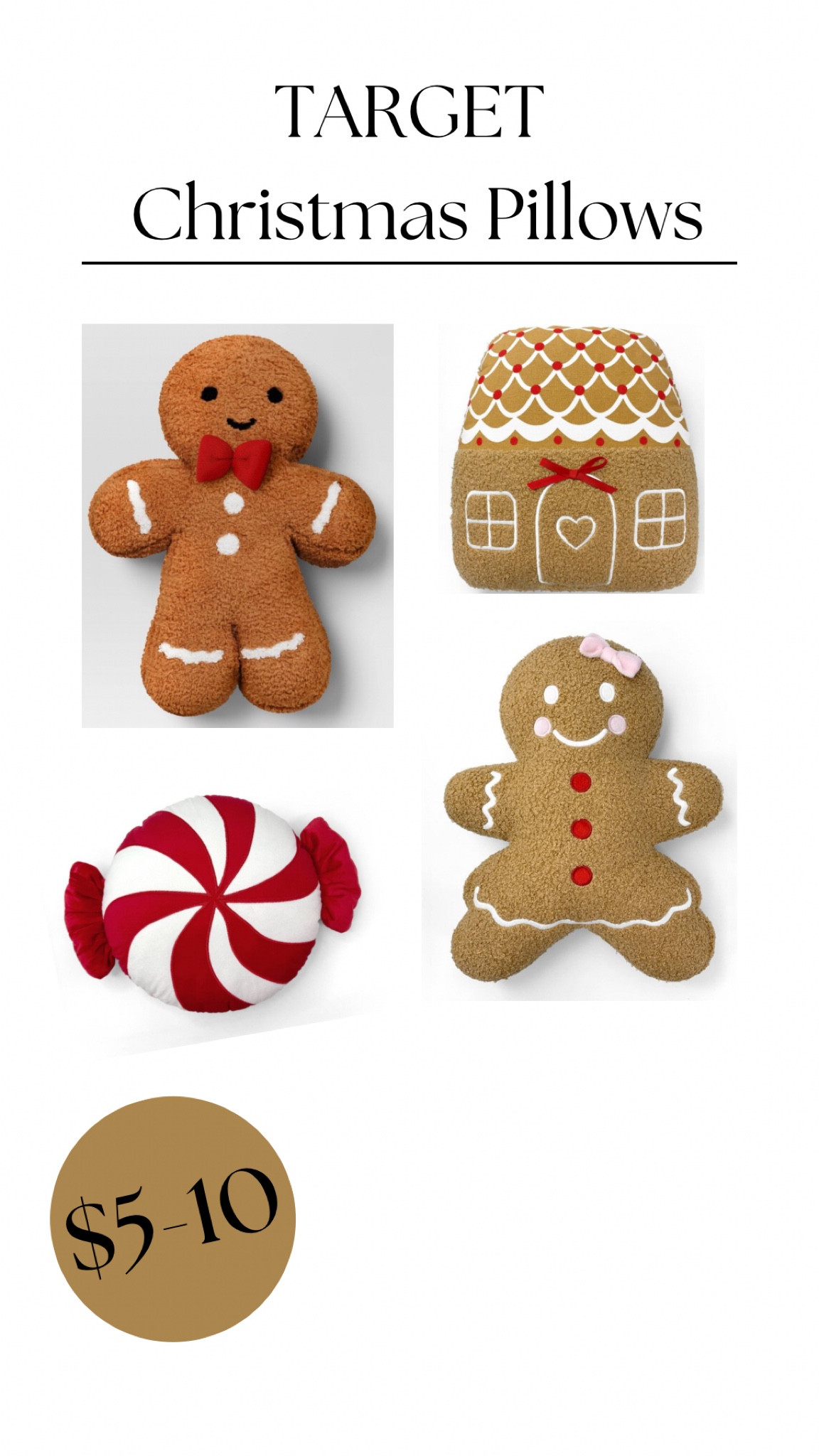 Target Christmas pillows 🎄

#gingerbread #gingerbreadpillows #gingerbreadman 

#LTKSeasonal #LTKGiftGuide #LTKHoliday