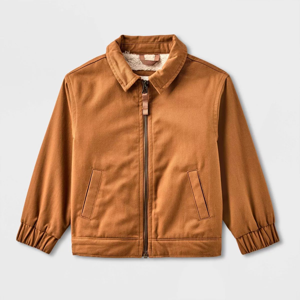 Toddler Cozy Lined Utility Jacket - Cat & Jack™ Brown | Target