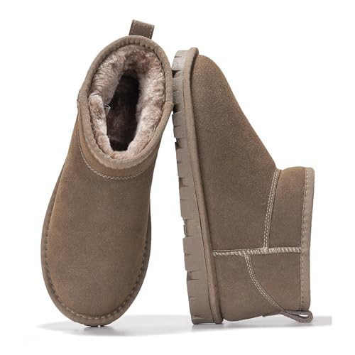 Project Cloud 100% Genuine Leather Ankle Boots for Women – Water Resistant Womens Boots with Memory Foam Insole – Comfortable Fall Shoes for Women 2025 (Hikey, MUSHSUEDE, 9) | Amazon (US)