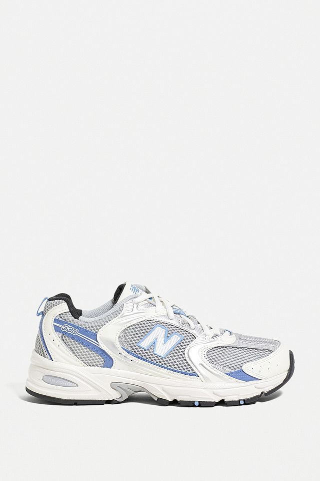 New Balance 530 White & Blue Trainers | Urban Outfitters (EU)