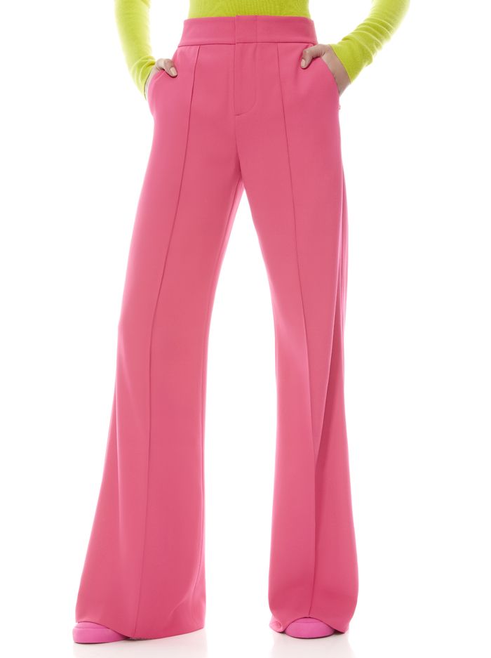 DYLAN HIGH WAISTED WIDE LEG PANT | Alice + Olivia