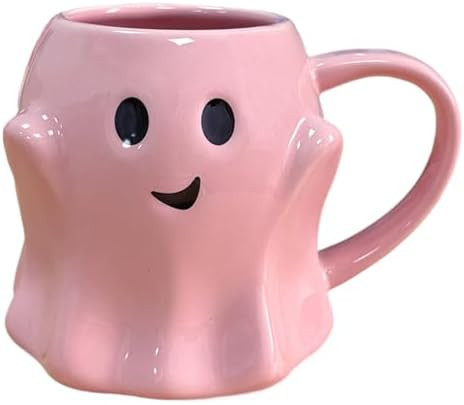 Halloween Ghost Mug 3D Cute Ghostface Novelty Coffee Mug Spooky Ceramic Ghost Cup Halloween Chris... | Amazon (US)