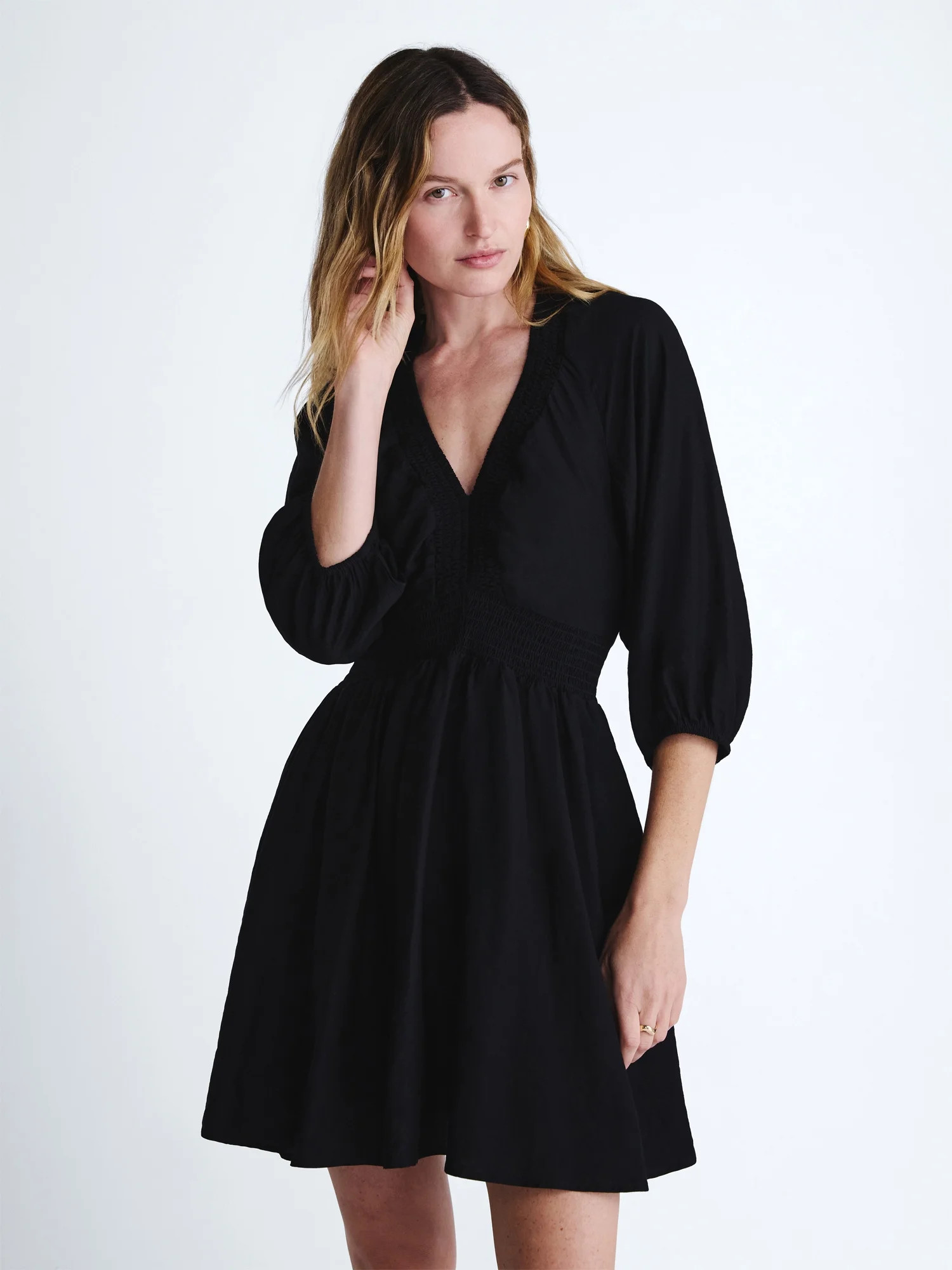 Scoop Women's and Women's Plus Mini Raglan Dress, Sizes XS-4X | Walmart (US)
