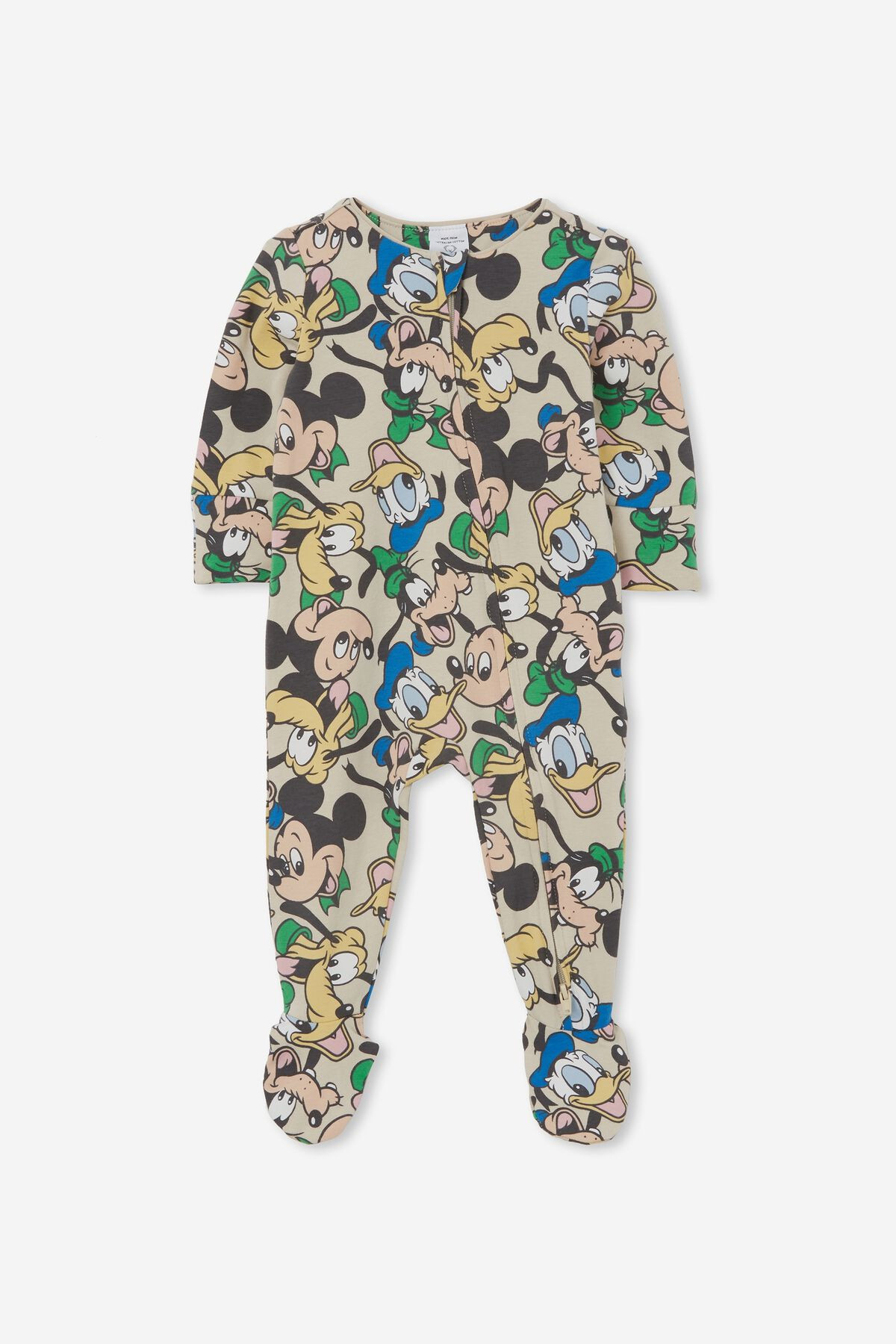 The Long Sleeve Zip Romper Usa-Lcn | Cotton On (US)