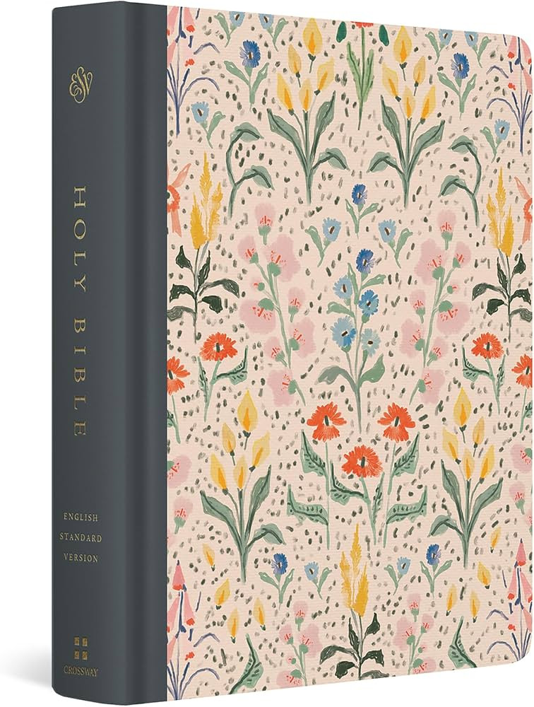ESV Single Column Journaling Bible, Artist Series (Cloth over Board, Lulie Wallace, In Bloom): Ho... | Amazon (US)