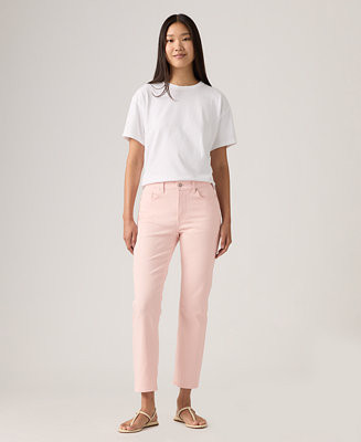 Women's Classic Mid-Rise Ankle Straight-Leg Jeans | Macy's