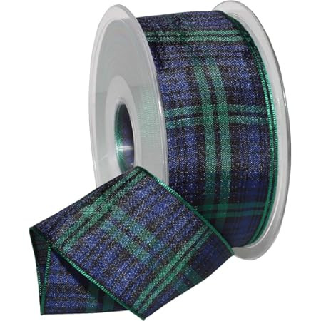 Dark Navy Blue Velvet Wired Ribbon 4 Inch Wide*10Y Navy and Gold Double Sided Velvet Thick Ribbon... | Amazon (US)