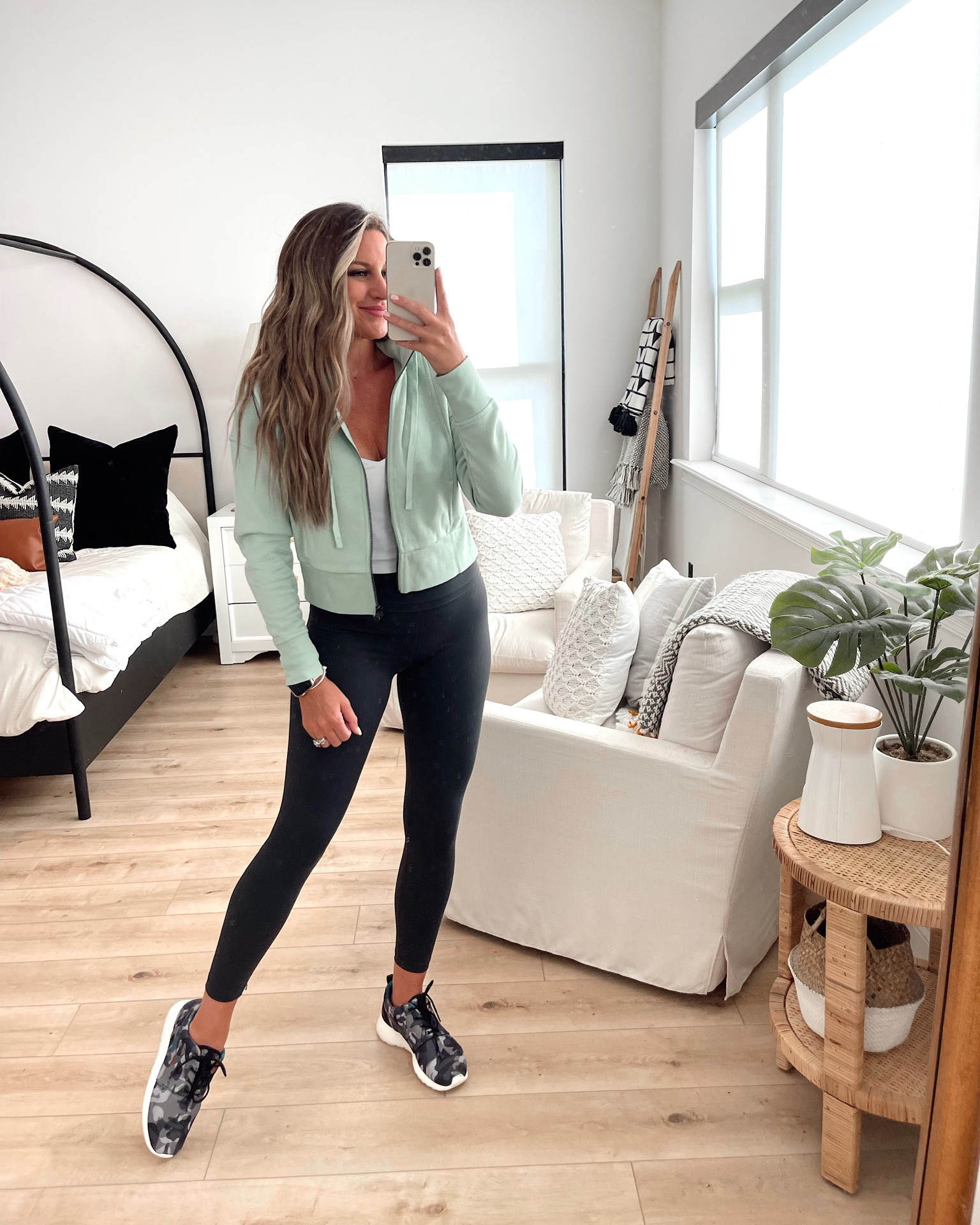 In a small zip up hoodie and leggings from Amazon - all fits TTS.

#LTKunder50 #LTKstyletip #LTKSeasonal