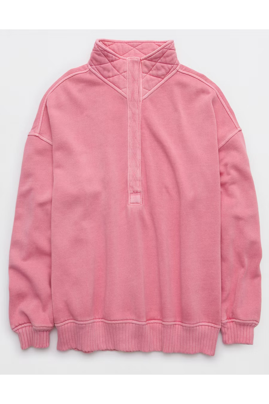 Aerie Oh Snap! Sweatshirt Women's Playful Pink L | Aerie