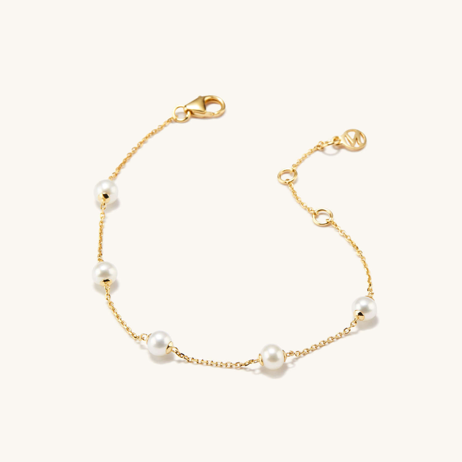 Mini Pearl Satellite Bracelet | Mejuri Fine Crew