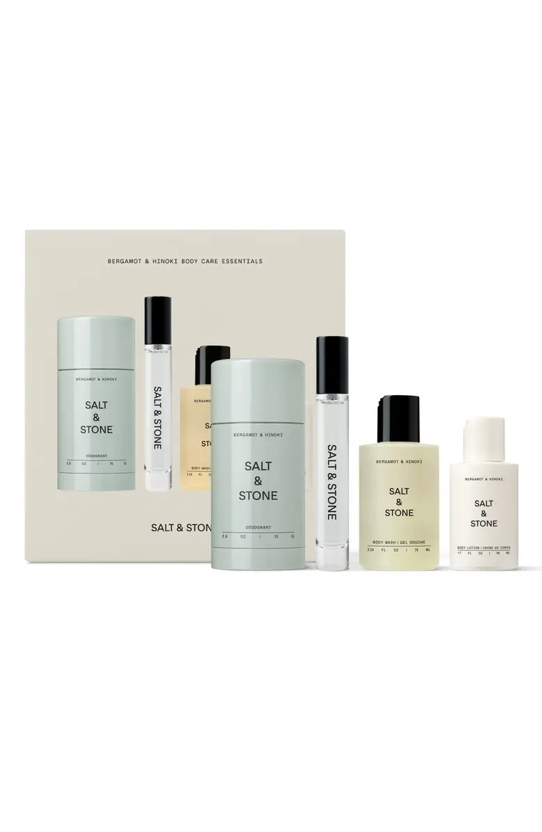 SALT & STONE Bergamot & Hinoki Body Care Essentials $54 Value | Nordstrom | Nordstrom