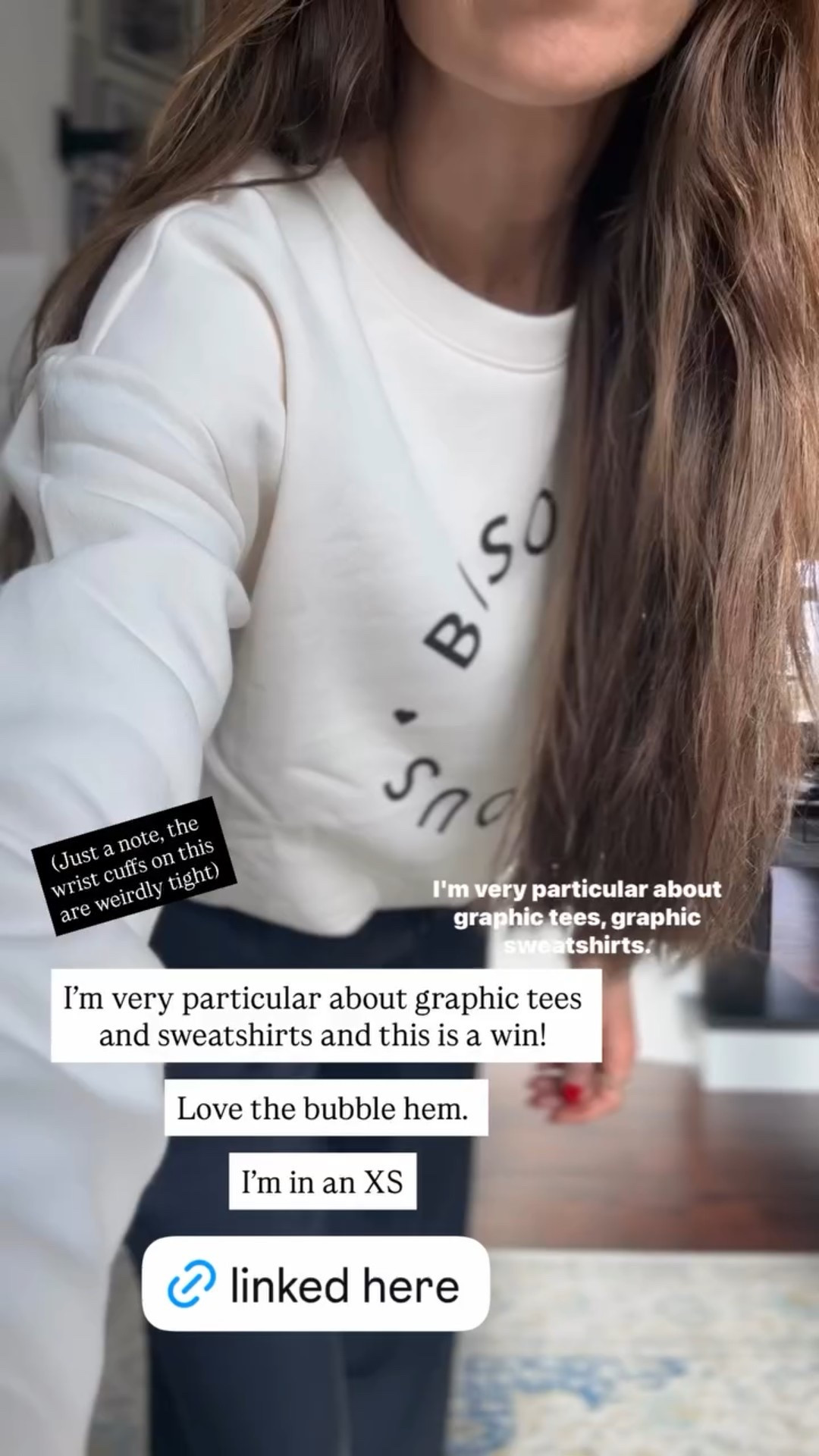 @loft // @aritzia 
Cute graphic sweatshirt with unique details is a win 

#LTKootd #LTKFindsUnder50