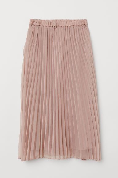 H & M - Pleated Skirt - Pink | H&M (US + CA)