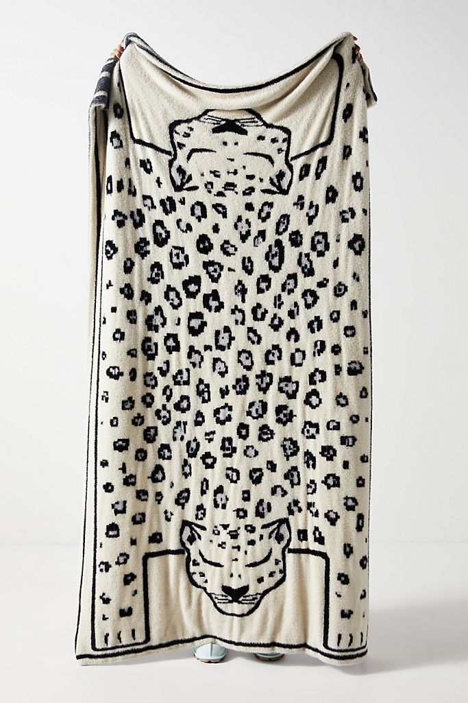 Leopard Eyelash Throw Blanket | Anthropologie (US)