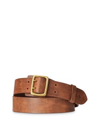 Garrison Double-Prong Leather Belt | Bloomingdale's (US)