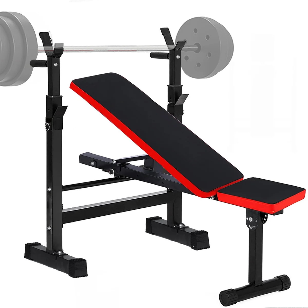 Novashion Adjustable Weight Bench Press, Workout Bench for Strength Training Equipment, Foldable ... | Walmart (US)