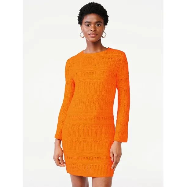 Scoop Women's Crochet Dress | Walmart (US)