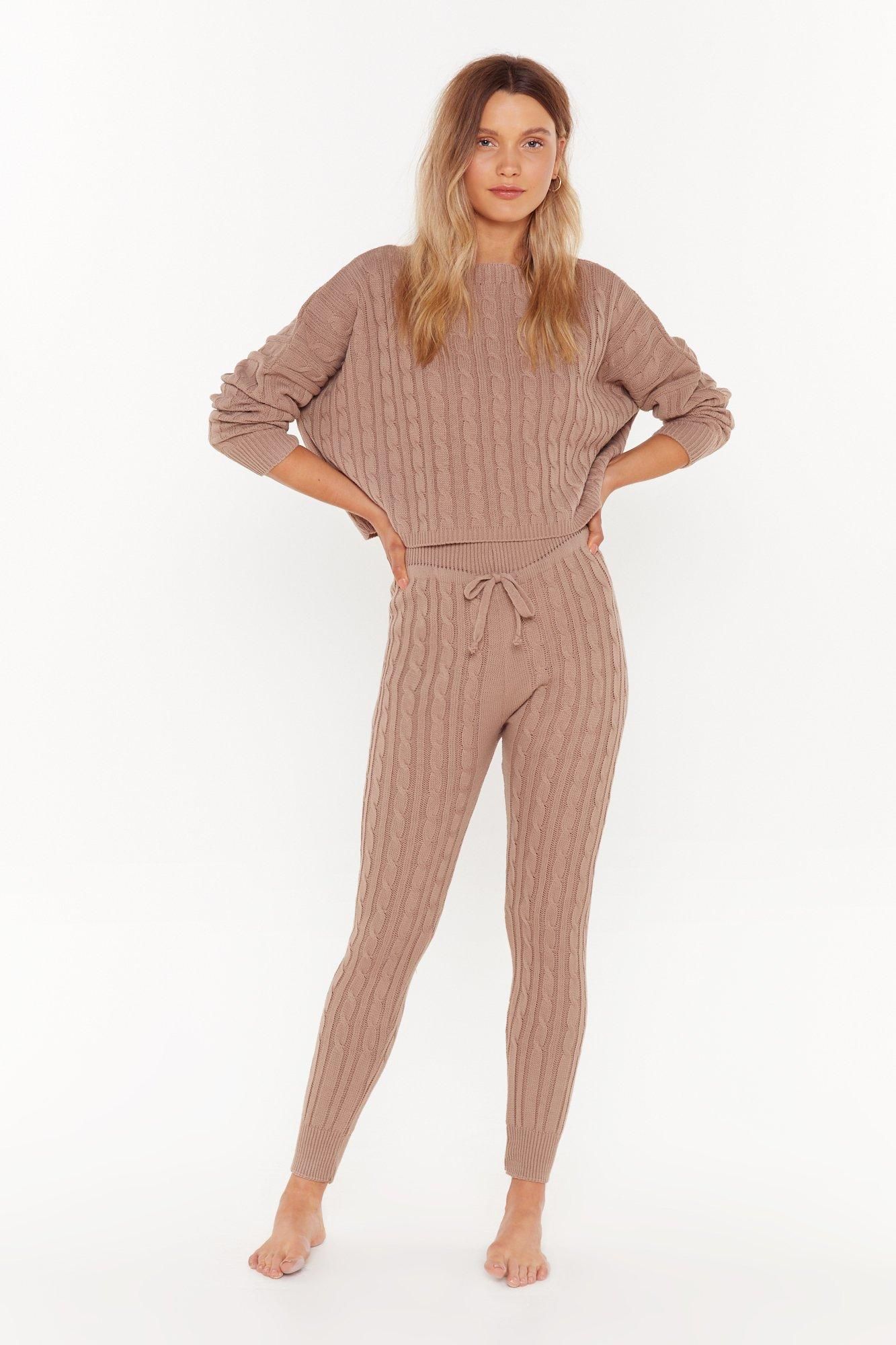 Knit's Not Going to Happen Sweater and Joggers Lounge Set | NastyGal (US & CA)