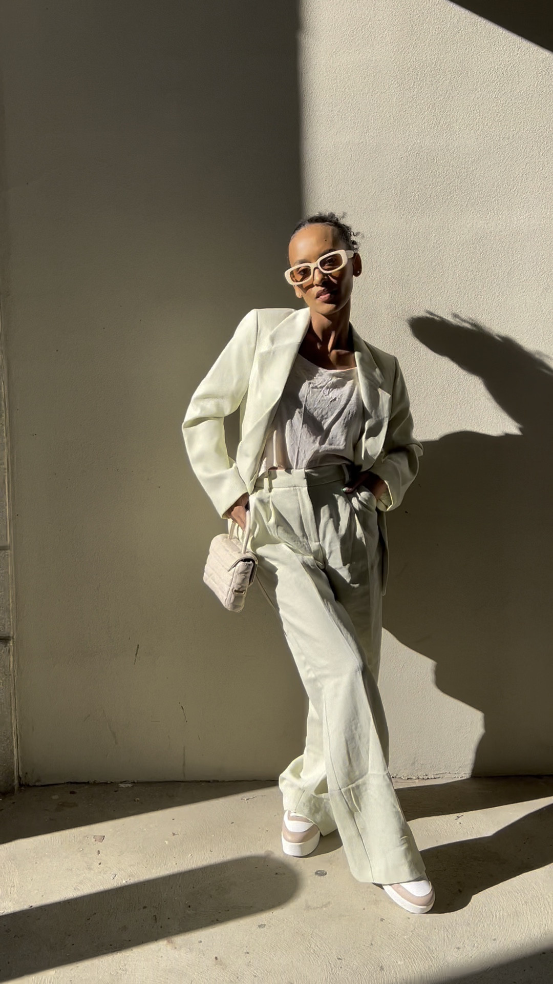 Spring transitional style, pant suit outfit, casual style 

#LTKunder50 #LTKstyletip #LTKSeasonal