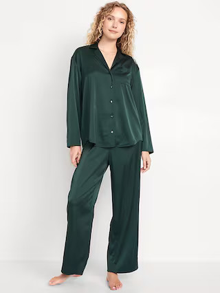 Satin Pajama Pant Set | Old Navy (US)