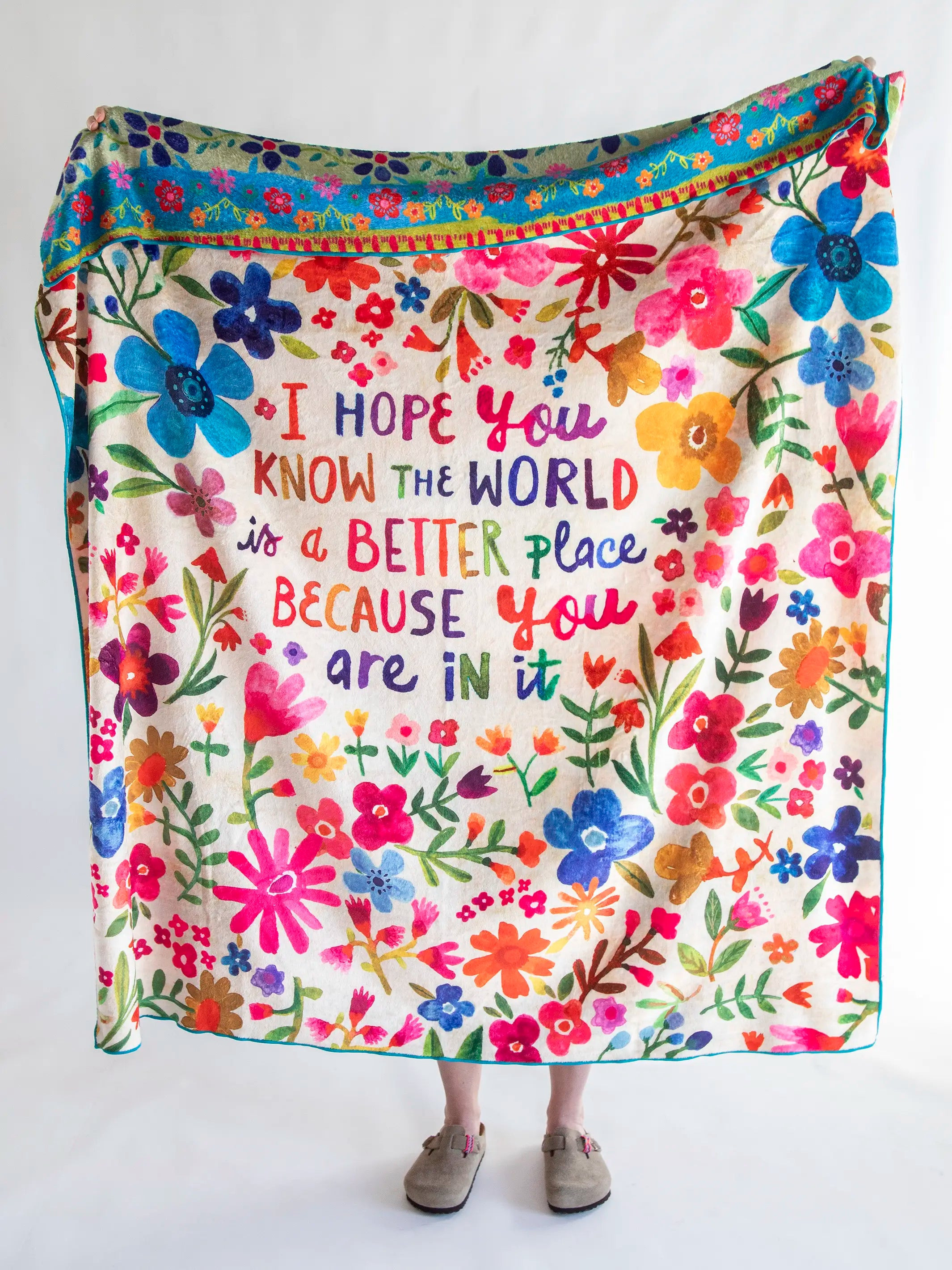 Double-Sided Cozy Throw Blanket | Natural Life