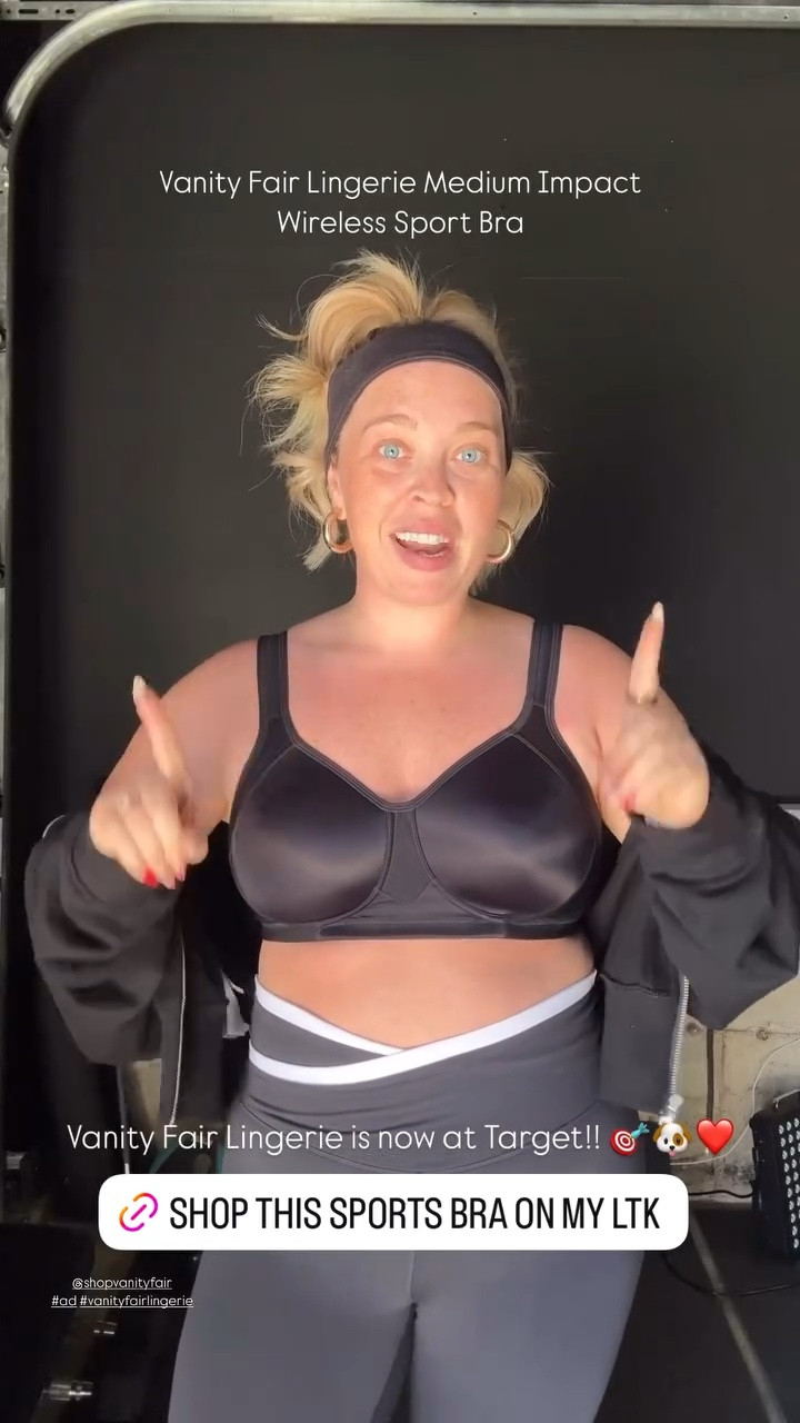 The Vanity Fair Lingerie Medium Impact Wireless Sport Bra is supportive, wireless and breathable! There are 4 other styles in the collection to shop too, and they’re all just $27.99! Now available at Target! 

#LTKActive #LTKMidsize #LTKFindsUnder50