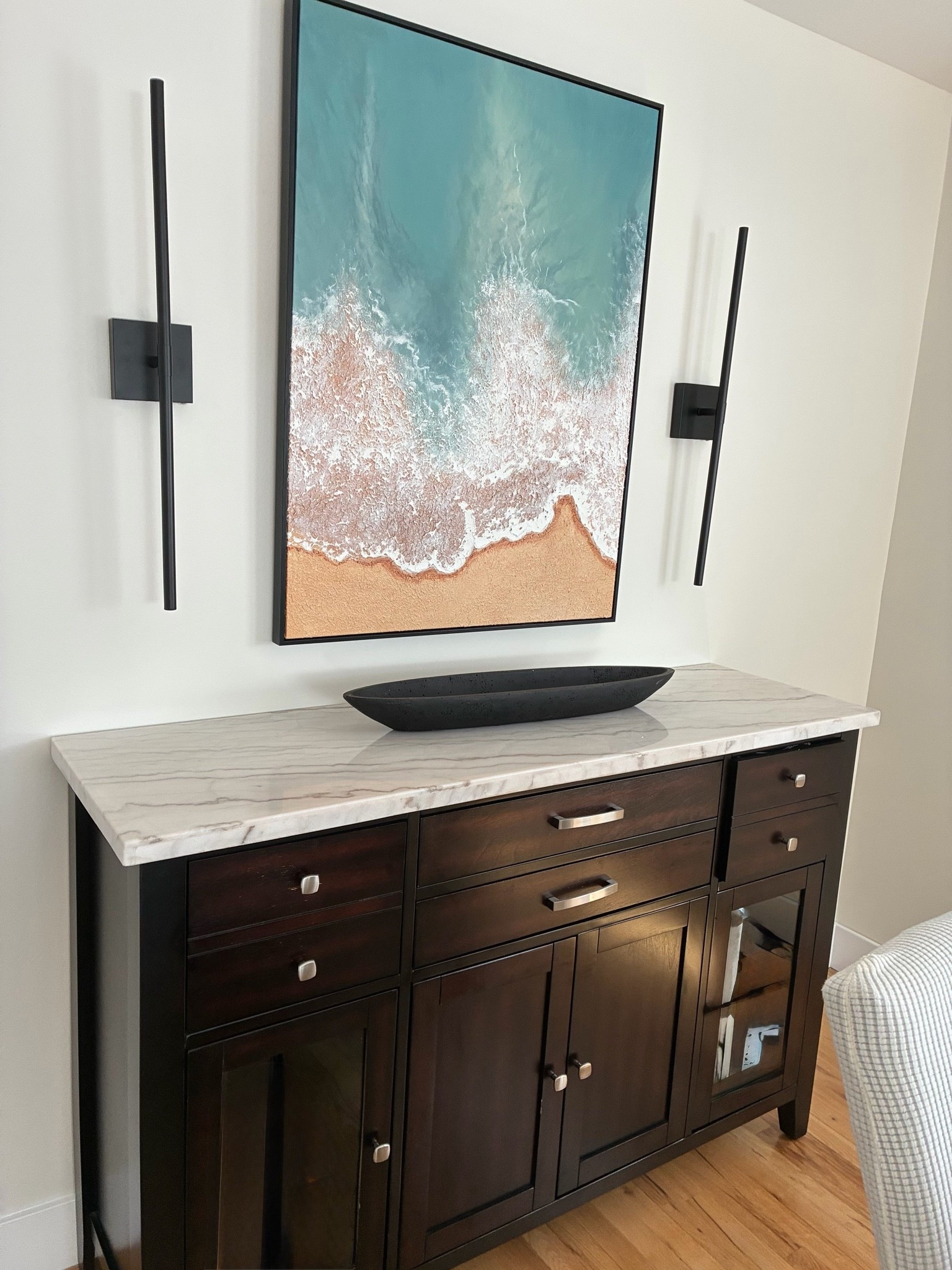 Simple modern coastal vibe.  Amazon finds. Wayfair finds.

#LTKHome