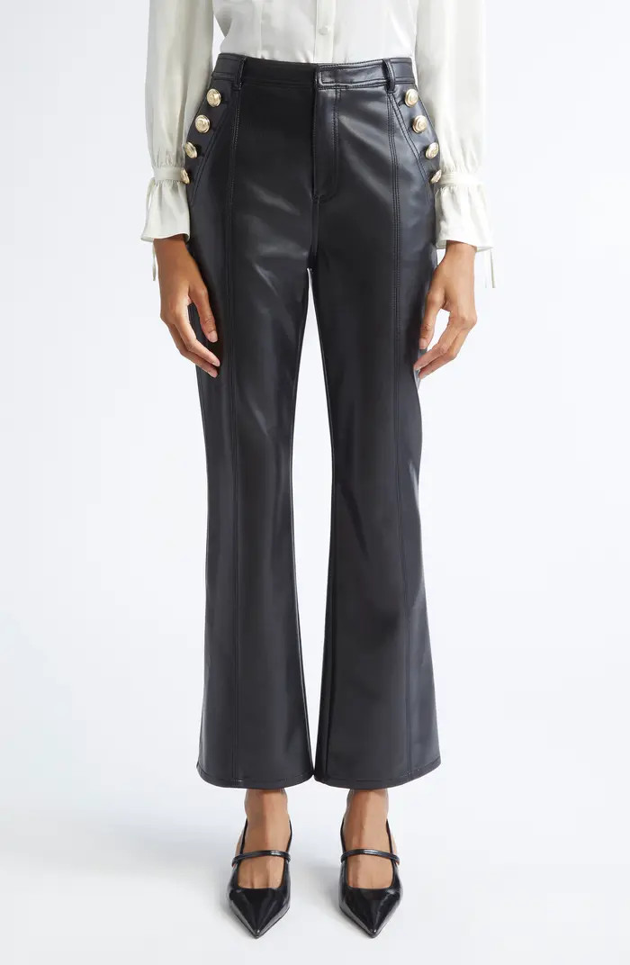 Crop Faux Leather Pants | Nordstrom