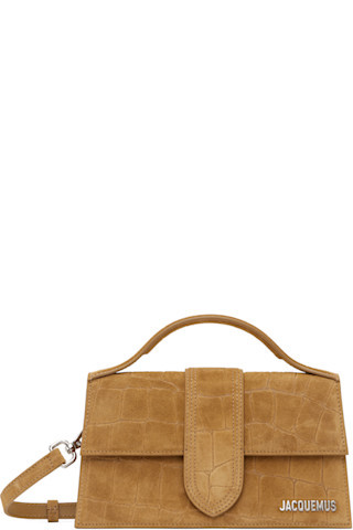 JACQUEMUS - Tan La Croisière 'The large Bambino' Bag | SSENSE