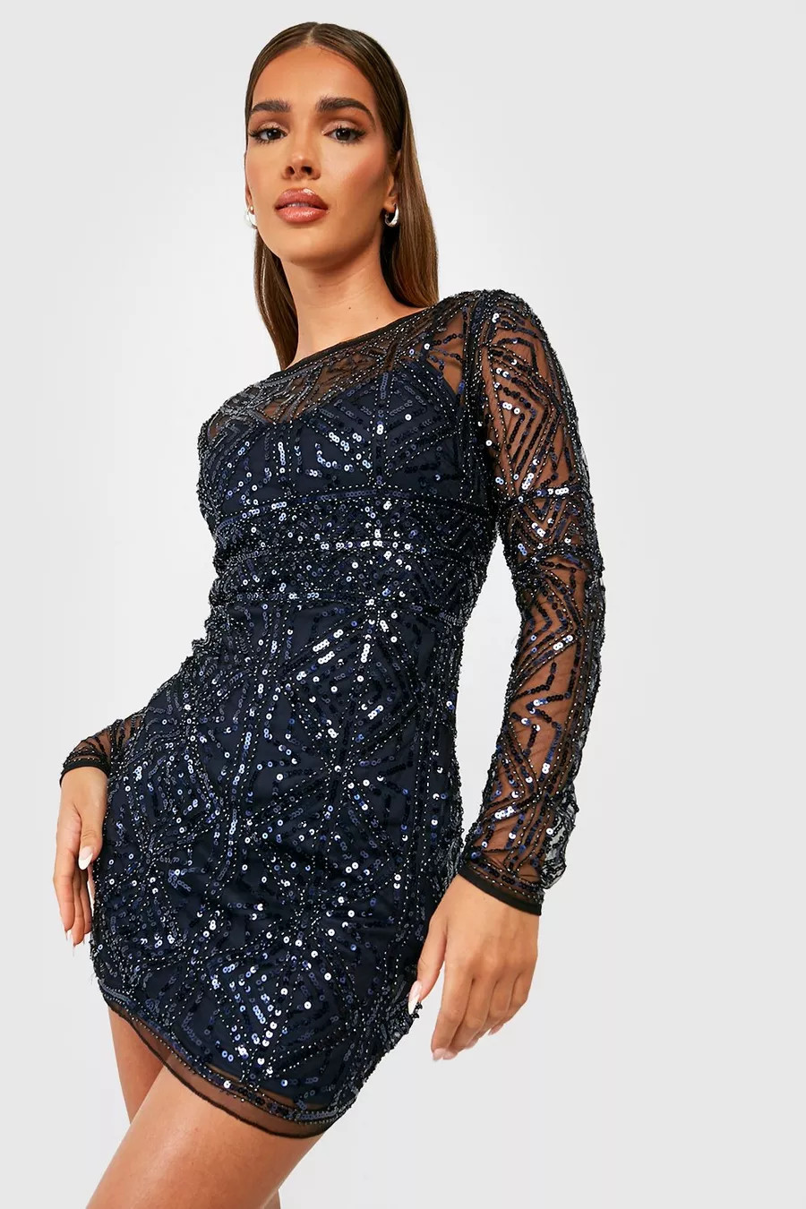 Boutique Embellished Bodycon Party Dress | Boohoo.com (US & CA)