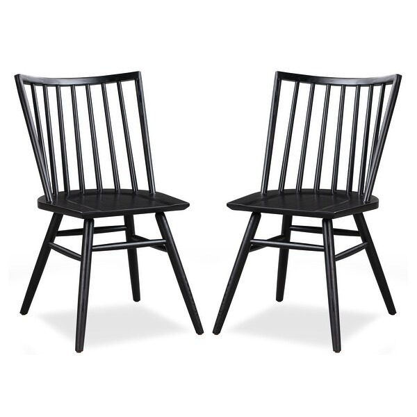Poly and Bark Talia Dining Chair - Set of 2 - Black | Bed Bath & Beyond
