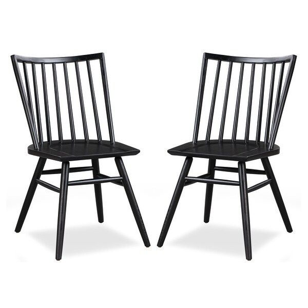 Poly and Bark Talia Dining Chair - Set of 2 - Black | Bed Bath & Beyond