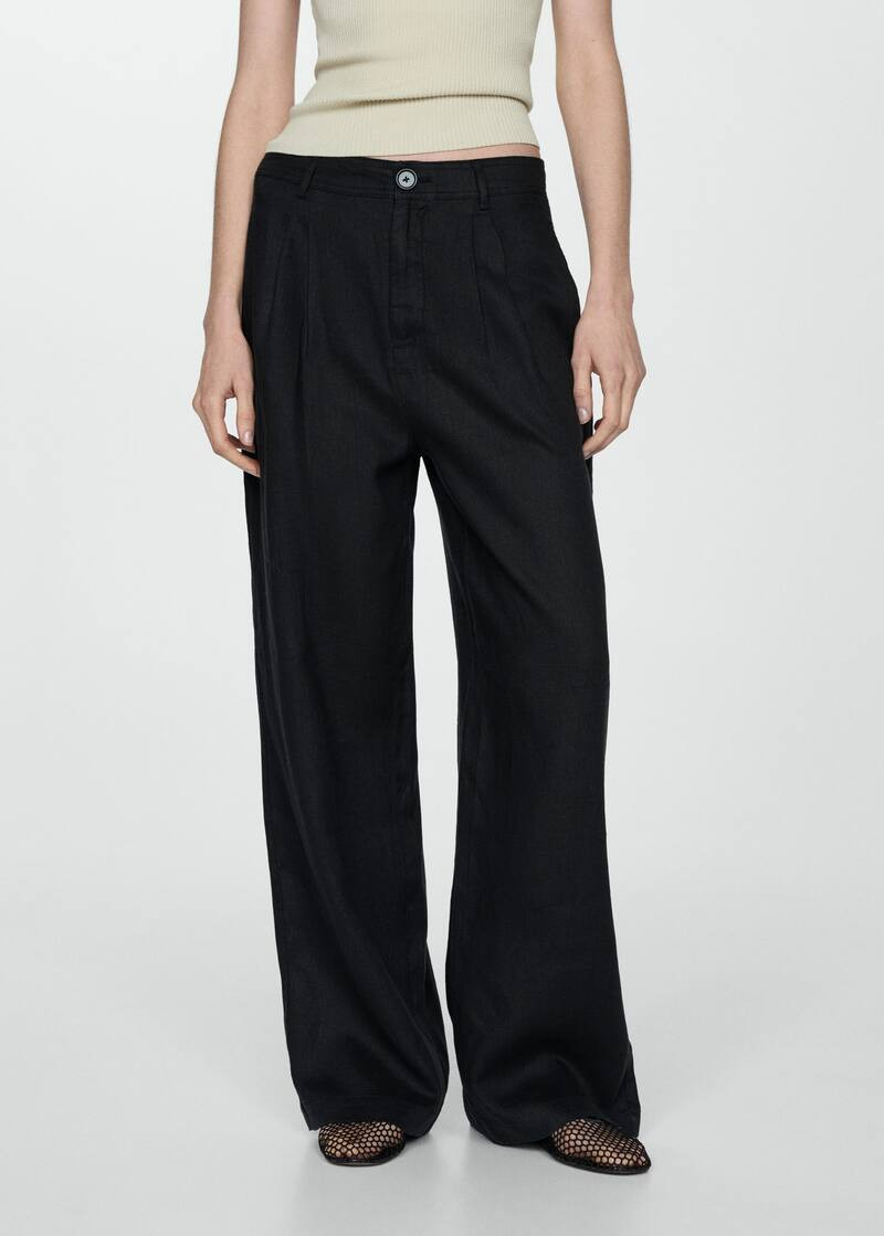 Search: Linen wide leg trousers (12) | Mango United Kingdom | MANGO (UK)