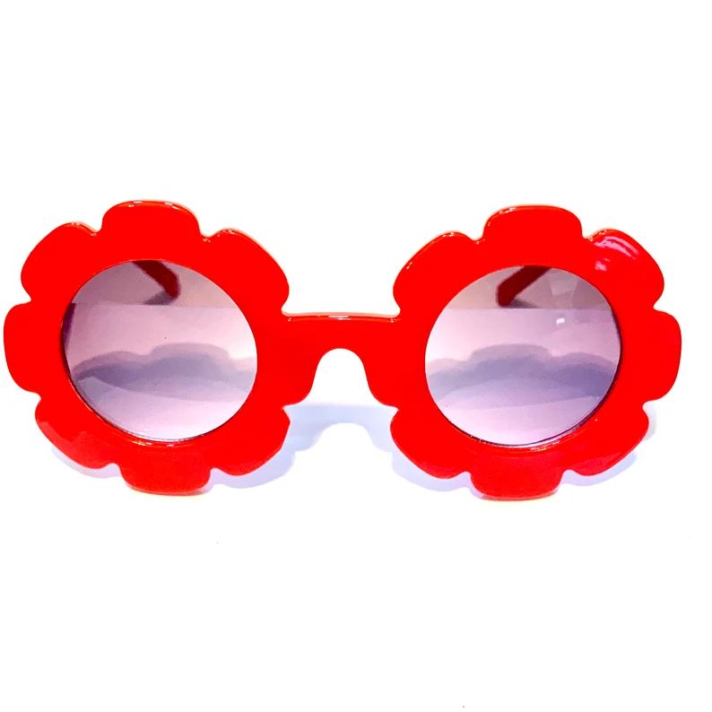 Red Childrens Flower Sunglasses Free Shipping | Etsy | Etsy (US)