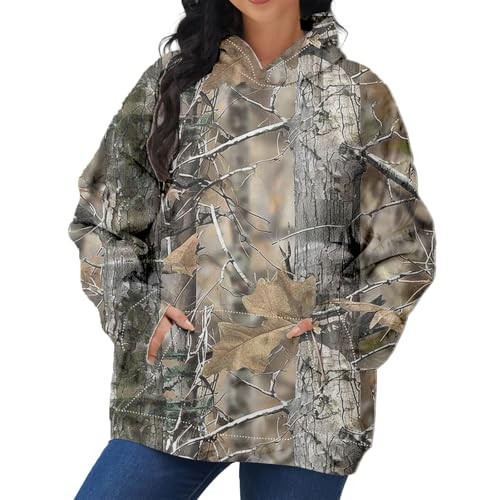 Generic Womens Clothes Hoodie Camo Sweatshirts for Women Womens Hunting Clothes Hoodies for Women Trendy Cropped Hoodie Women Hunting Camo Camouflage Shirts for Women Oversized Hoodies | Amazon (US)