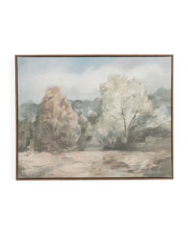 22x28 Full Grown Trees Framed Canvas Wall Art | Marshalls