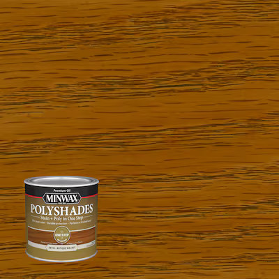 Minwax Oil-based Antique Walnut Semi-transparent Satin Interior Stain (Half-pint) | Lowe's