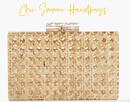 Chic summer handbags from @tnuck. A raffia, rattan or seagrass clutch spells summer and is perfect with any outfit! 

Clutch, handbag, summer bag

#LTKItBag #LTKSaleAlert #LTKSeasonal