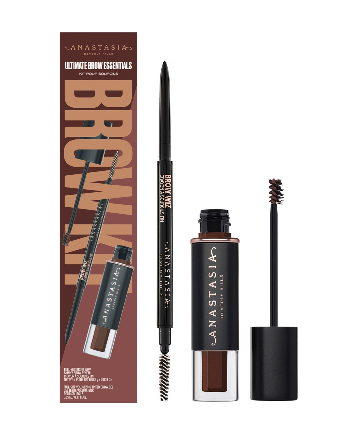 Anastasia Beverly Hills 2-Pc. Ultimate Brow Essentials Set - Dark Brown | Macy's