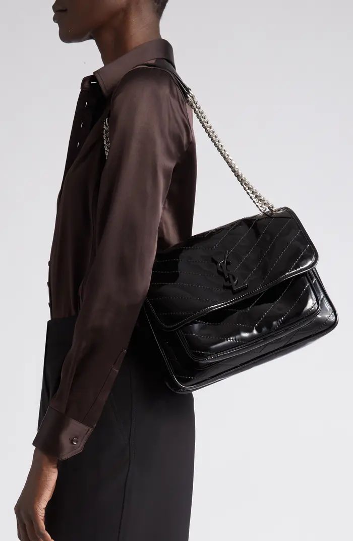 Medium Niki Patent Leather Convertible Crossbody Bag | Nordstrom