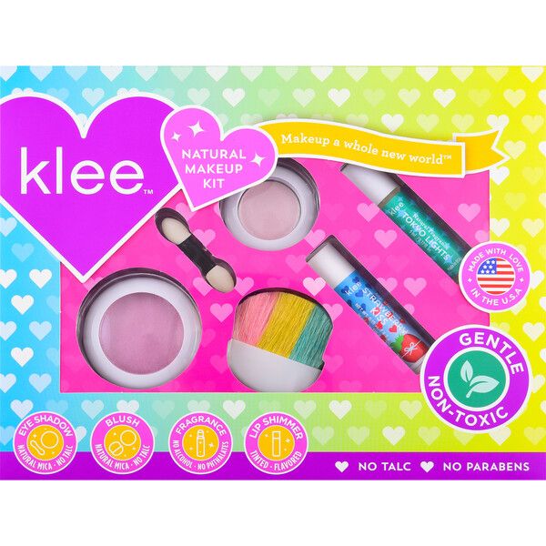 Klee Sweet On You 4-Piece Natural Makeup Kit with Pressed Powder Compacts | Maisonette