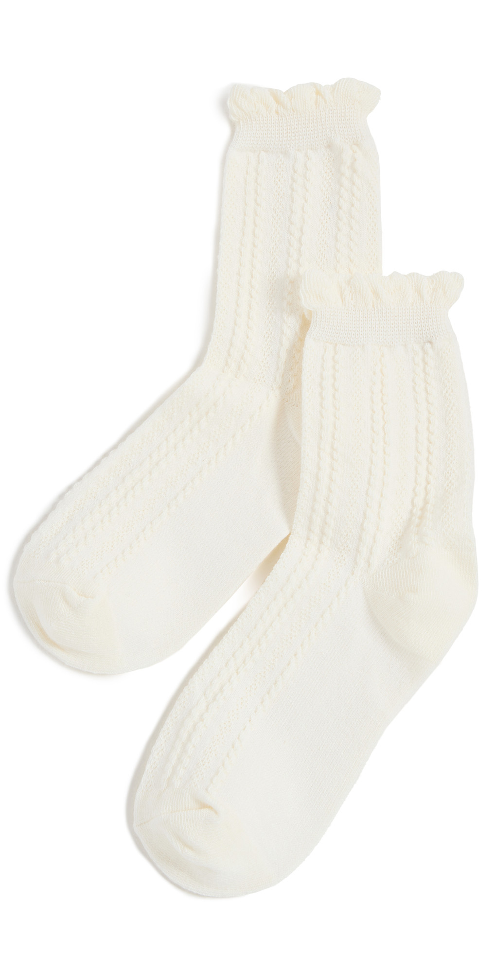 Stems Pointelle Crew Socks | Shopbop