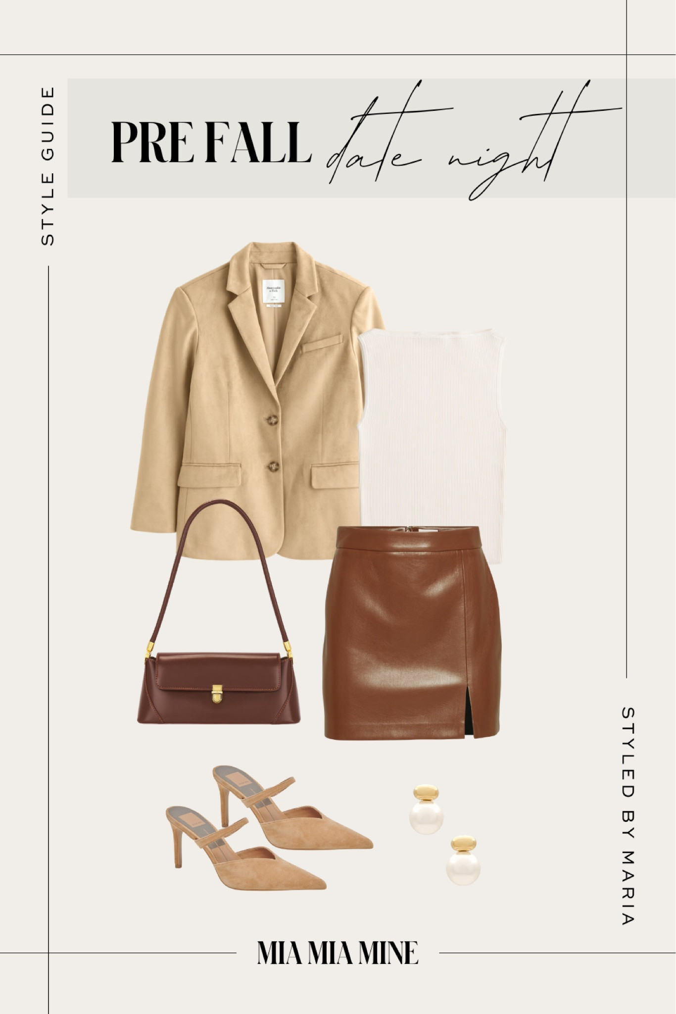 Styled looks of the week / pre fall outfit / fall date night outfit 
Abercrombie suede blazer
Aritzia faux leather skirt 
Dolce vita suede mules
H&M slouchy boots
Revolve brown shoulder bag 

#LTKSaleAlert #LTKSeasonal #LTKFindsUnder100