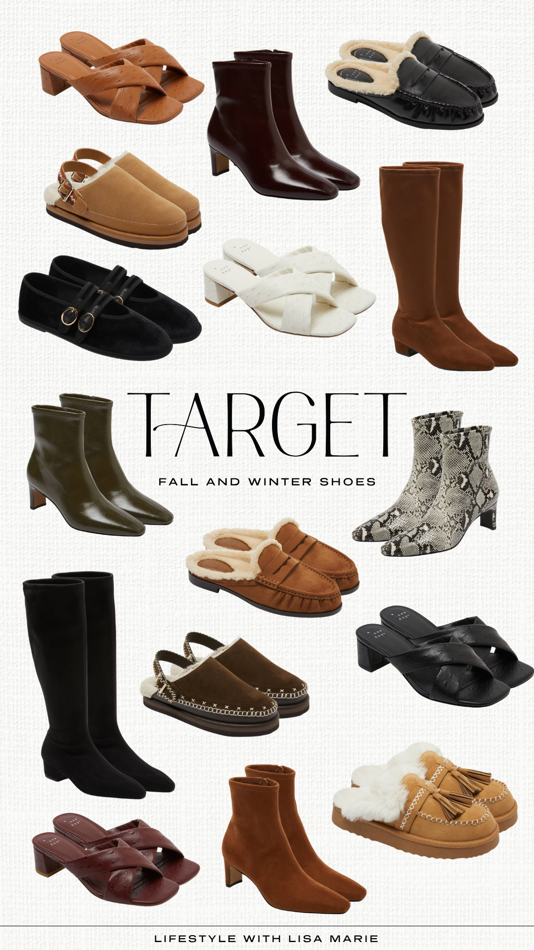 Target new fall and winter shoe arrivals! Knee high boots. Ankle booties. Neutral elevated casual shoes. Fur lined slippers, mules and loafers. Animal print shoes. Fall wedges. Suede boots and booties. Flat boots. Ballet flats for fall and winter. Business casual flats and loafers.  

 #LTKootd #LTKSeasonal #LTKPetite