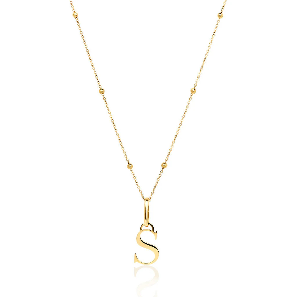 Initial Necklace (Gold) | Abbott Lyon