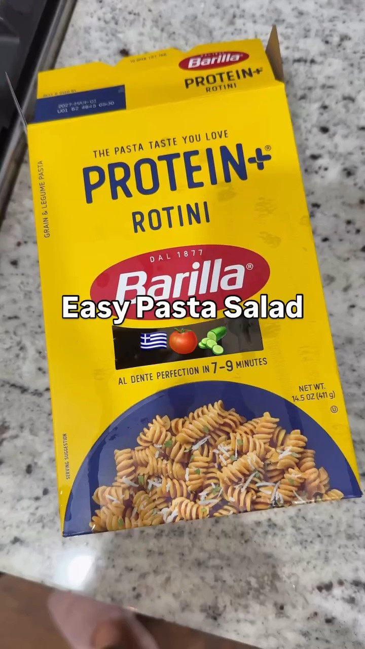 🇬🇷 Easy Greek Pasta Salad — light, fresh, and packed with flavor!

This is one of my favorite quick and easy pasta salads to make for lunch meal prep, cookouts, or an easy summer side dish. I use protein pasta to give it a little boost, and it’s always a hit! 🙌✨

🥗 Ingredients:

1 (16 oz) box rotini pasta (I use Protein+ pasta)
1 ½ cups halved grape tomatoes
1 ½ cups diced cucumber
½ small red onion, thinly sliced
1 cup crumbled feta cheese
1 cup Greek salad dressing (more or less to taste)

👩‍🍳 Directions:
1️⃣ Cook pasta according to package instructions. Drain and rinse with cold water.
2️⃣ Add cooked pasta to a large bowl.
3️⃣ Toss in tomatoes, cucumber, red onion, and feta.
4️⃣ Pour Greek dressing over everything and mix well.
5️⃣ Chill before serving, or enjoy immediately!

Optional Add-Ins: Sliced kalamata olives, grilled chicken, or fresh parsley 🍋🫒

This Greek pasta salad is refreshing, filling, and perfect for meal prep or feeding a crowd! Save this one — it’s a keeper! 💙

❤️ If you love quick weeknight dinners like this one, my digital cookbook is packed with 20 of my absolute favorites! Comment "COOKBOOK" and I'll send you the link.

🛍️ Comment SHOP below to receive a DM with the link to this post on my LTK ➡️ https://liketk.it/5ivJn

#GreekPastaSalad #EasyPastaSalad #SummerSideDish #MealPrepSalads #ProteinPasta HealthyPastaSalad